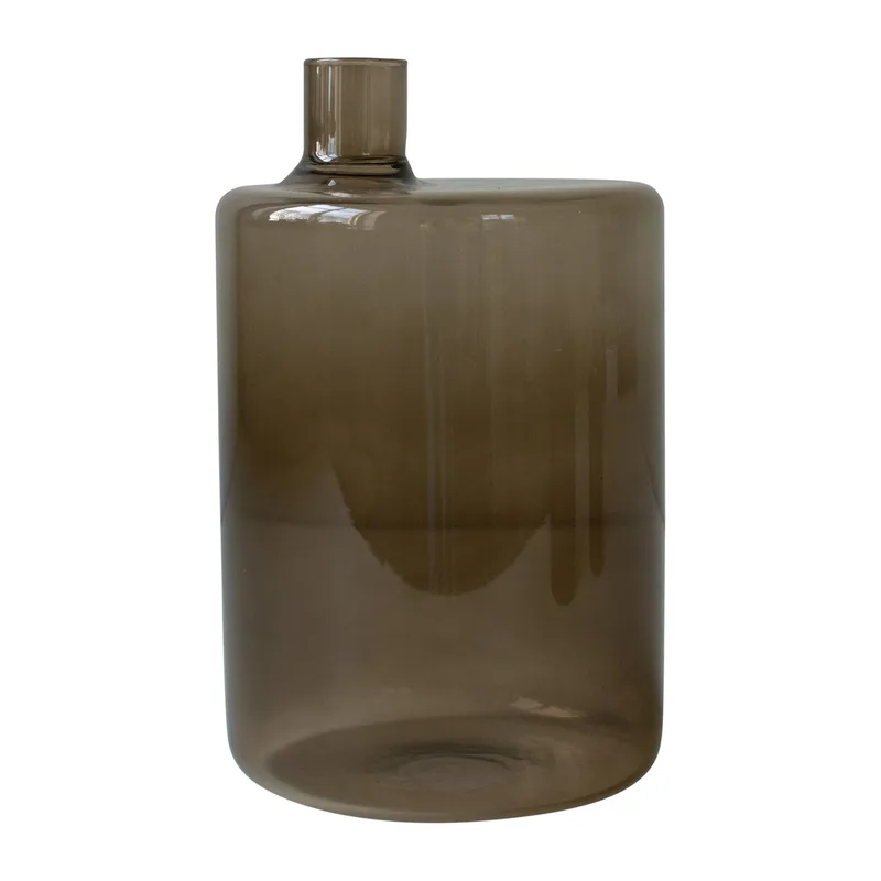Pipe Glasvase brown XL van DBKD – productfoto