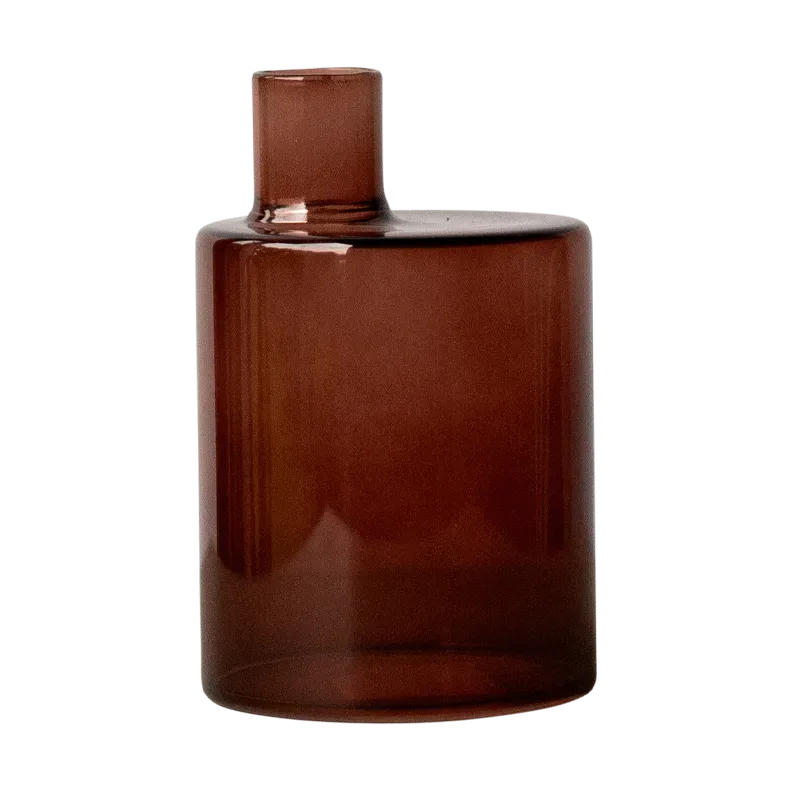 Pipe Vase 12 cm Dark red by DBKD – product photo