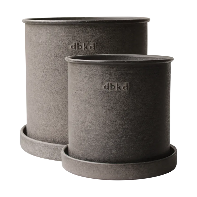 Plant pot Blumentopf small 2er Pack Brown by DBKD – product photo