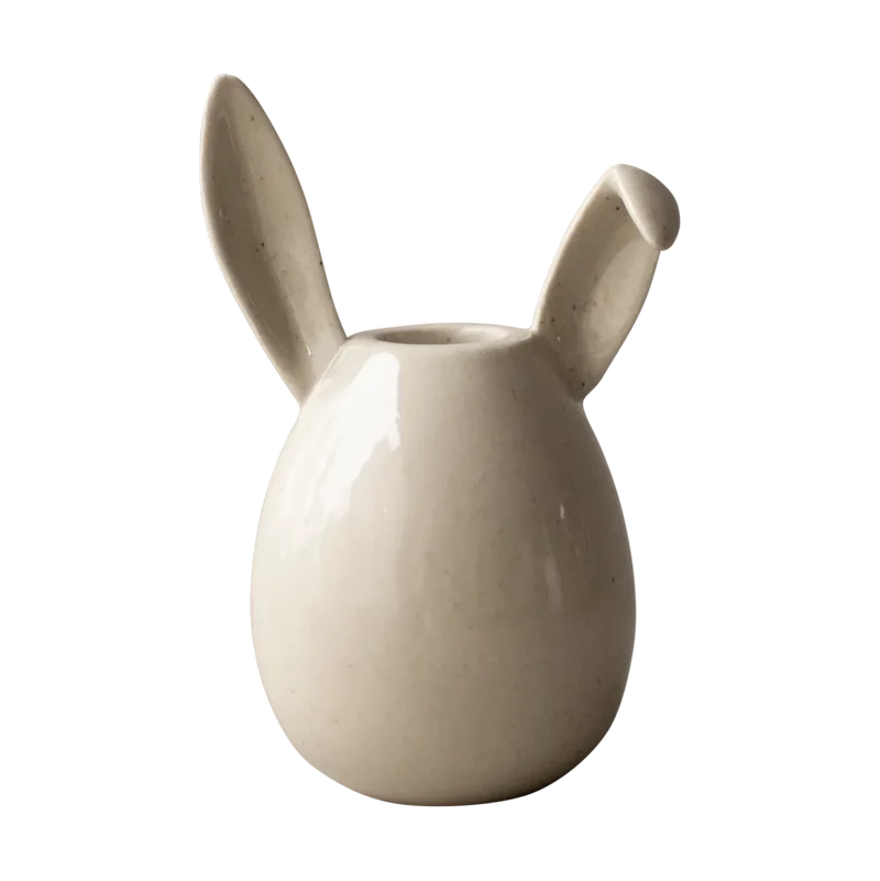 Rabbit Kerzenständer 13 cm Vanilla fra DBKD – produktbillede