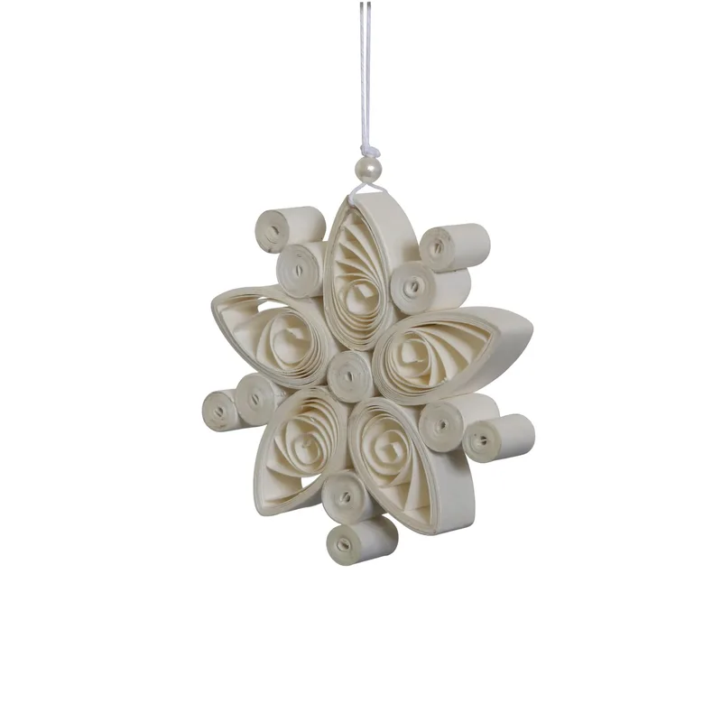 Regelbar Flake Schneeflocke weiß Groß Ø12,5cm by DBKD – product photo