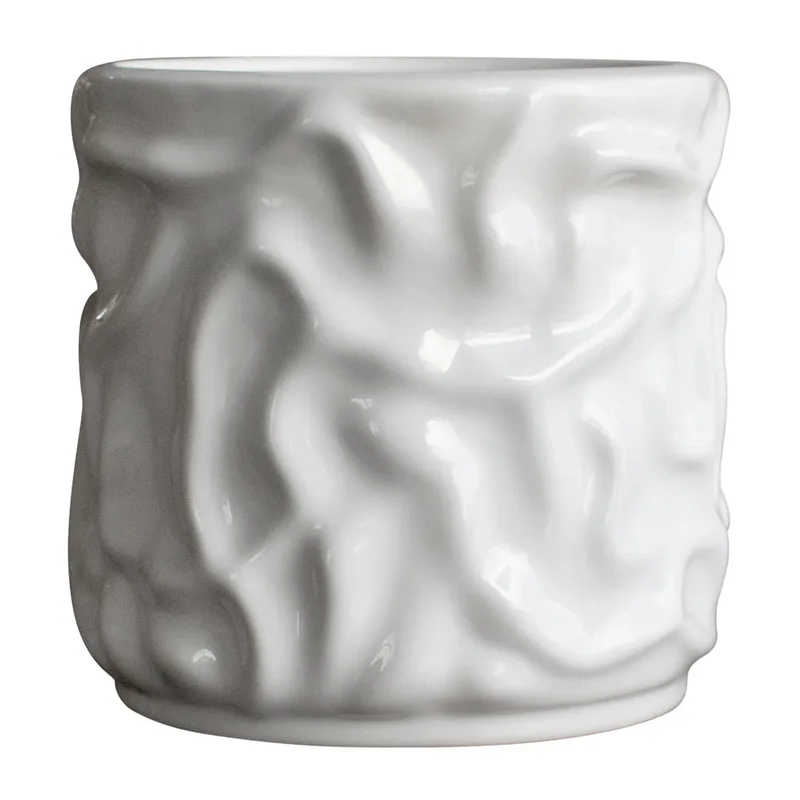 Swoon Blumentopf Ø15cm Shiny white by DBKD – product photo