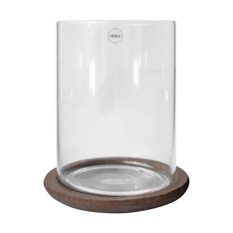 Terra Windlicht Brown, 21,5 cm by DBKD – product photo