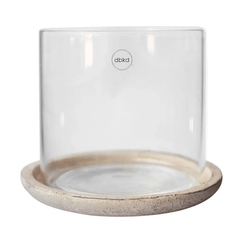 Terra Windlicht Sand, 15 cm by DBKD – product photo