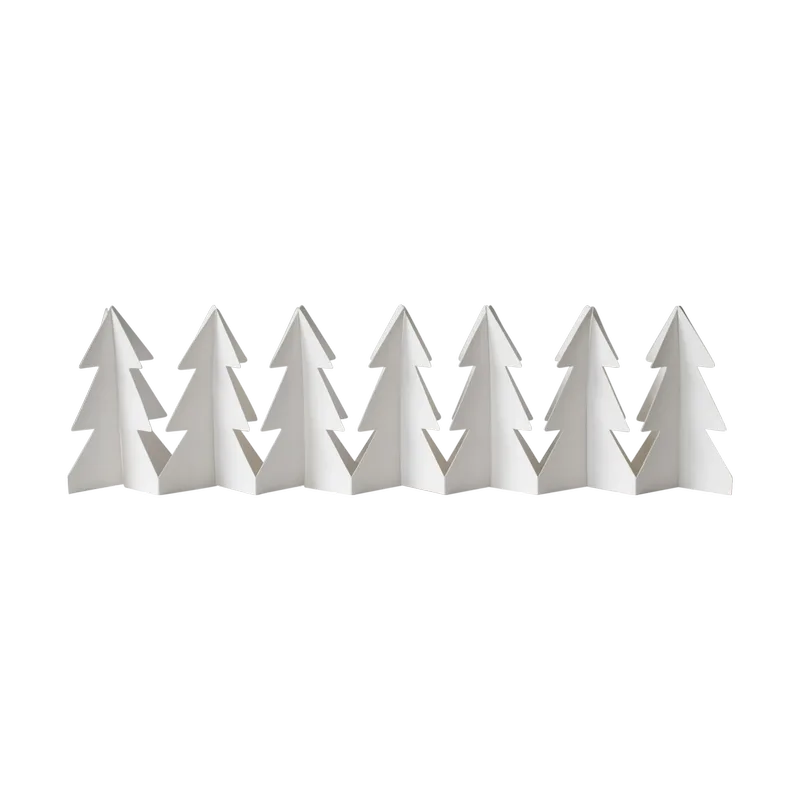 Tree in a row Dekoration 60 cm White, 7x60 cm by DBKD – product photo