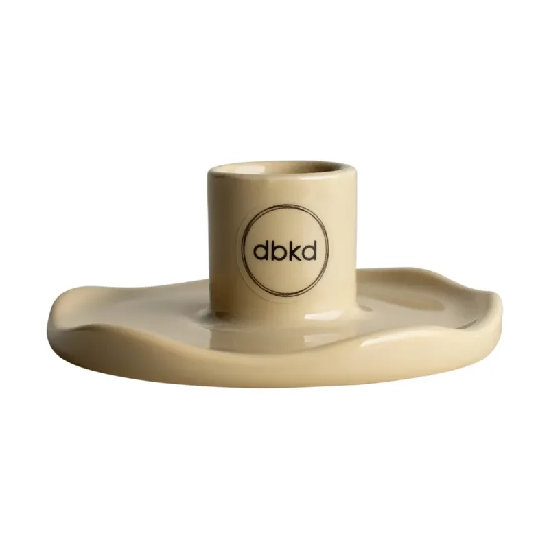 Wave Kerzenhalter Shiny yellow by DBKD – product photo