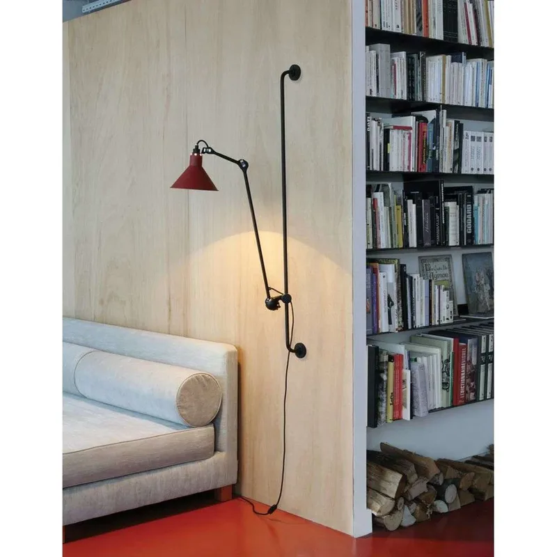 214 Wandlamp Conic Zwart/Wit/Koper - Lampe Gras DCW - Woonkamer - Industrieel - Metaal - 1 lamp by DCW éditions – product photo