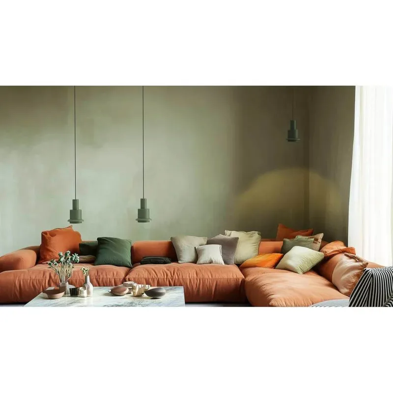 Chaumont Hanglamp Ø19xH28 Green/Green - DCW - Woonkamer - Metaal by DCW éditions – product photo
