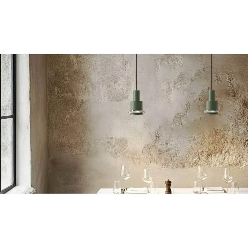 Chaumont Hanglamp Ø19xH28 Green/Nickel - DCW - Woonkamer - Metaal by DCW éditions – product photo