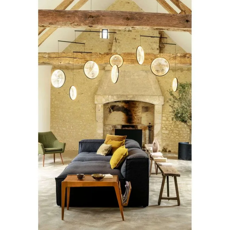 Focus 3 Hanglamp Black - DCW - Woonkamer - Aluminium by DCW éditions – product photo