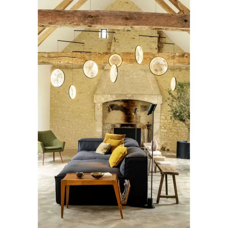 Focus 5 Hanglamp Black - DCW - Woonkamer - Aluminium fra DCW éditions – produktbillede