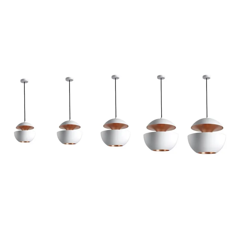 Here Comes The Sun Hanglamp Wit/Koper Ø175 - Dcw - Woonkamer - Aluminium by DCW éditions – product photo