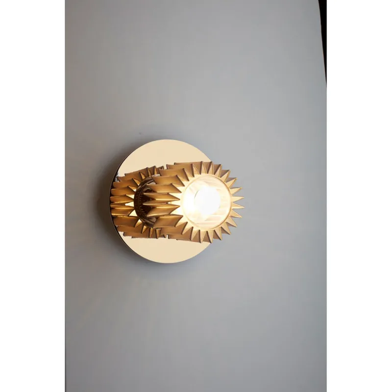 In The Sun 190 Wandlamp Goud/Goud - DCW - Woonkamer - Metaal by DCW éditions – product photo