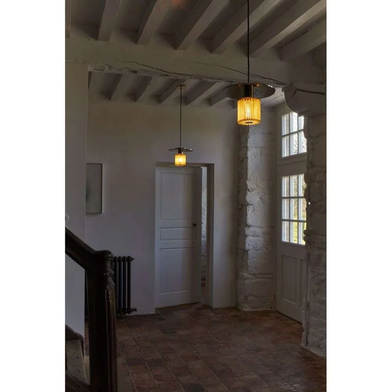 In The Sun 270 hanglamp goud/goud - DCW - Woonkamer - Aluminium van DCW éditions – productfoto