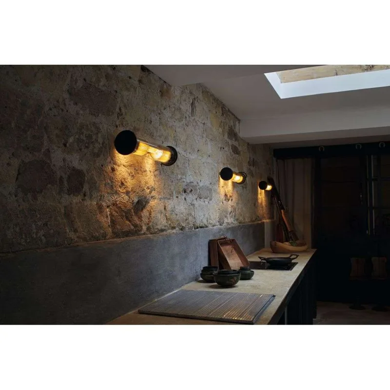 In The Tube Wandlamp Silver Mesh - DCW - Woonkamer - Designer - Glas by DCW éditions – product photo