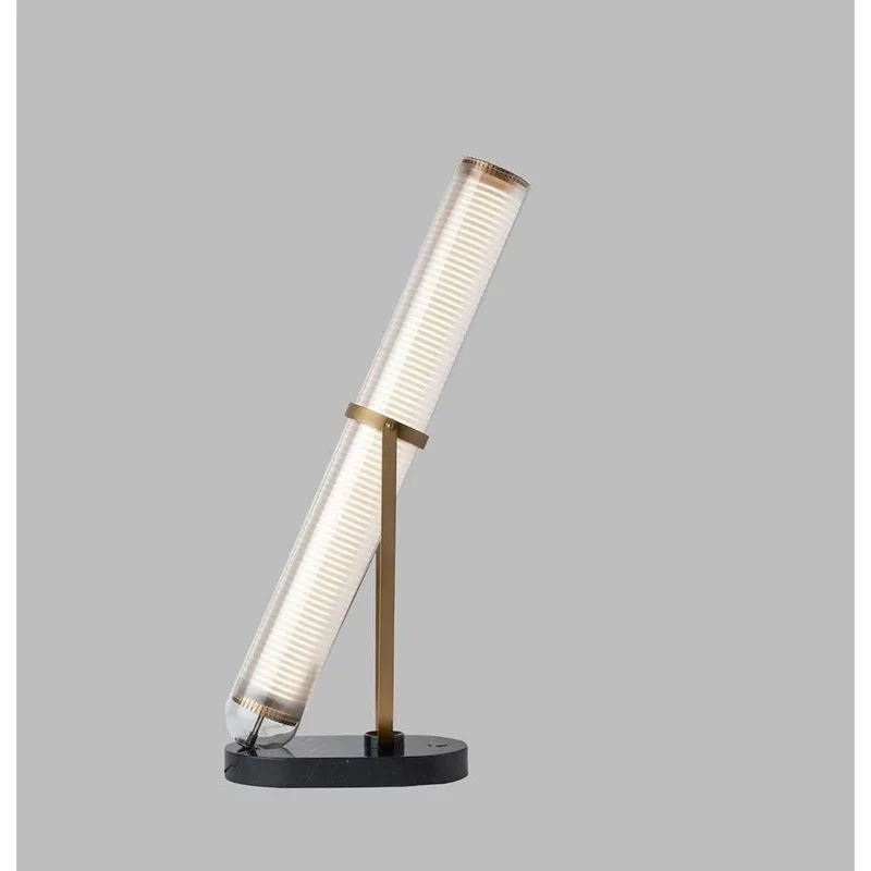 La Lamp Frechin Taffellamp 25x64,4 Gold/Black - DCW - Woonkamer - Glas von DCW éditions – Produktfoto