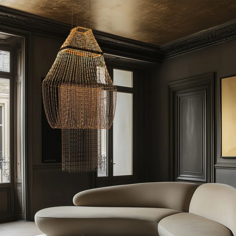 Lamp C Hanglamp Black/Stainless Steel - DCW - Eetkamer - Metaal by DCW éditions – product photo