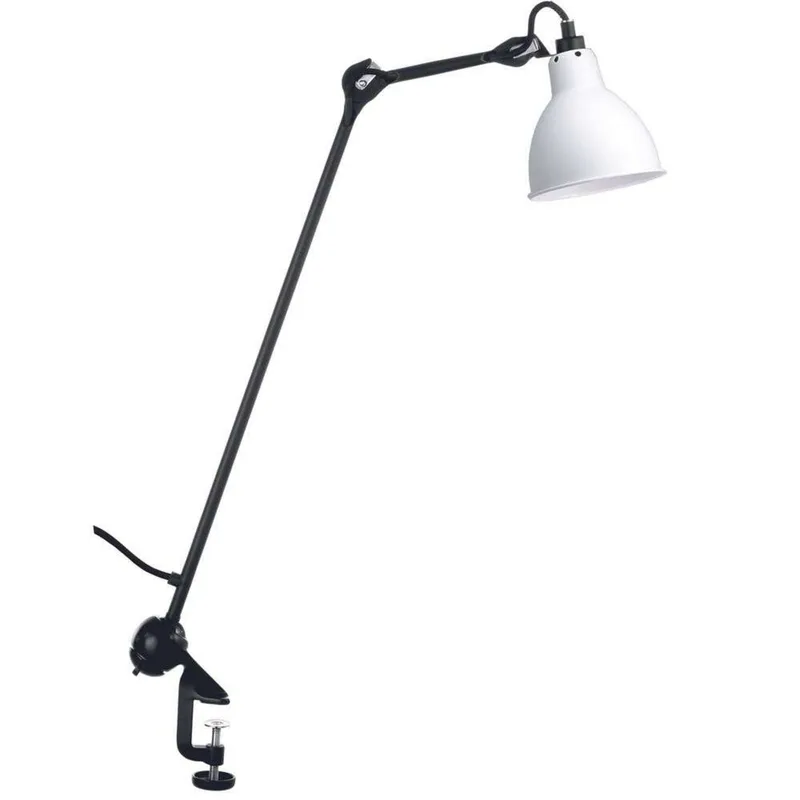 Lampe Gras 201 tafellamp, zwart/wit – DCW - Werkkamer / Kantoor - Metaal by DCW éditions – product photo