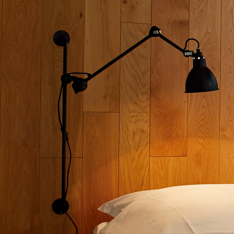 Lampe Gras 210 wandlamp, zwart/koper - DCW - Woonkamer - Designer - Metaal - 1 lamp de DCW éditions – photo du produit