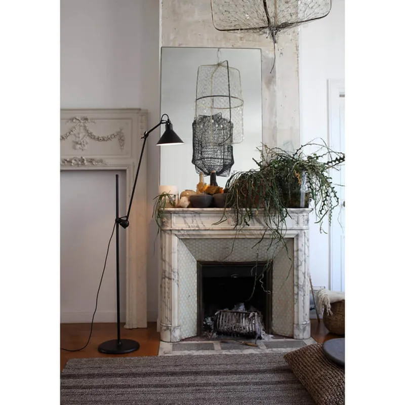 Lampe Gras 215 vloerlamp, zwart - DCW - Woonkamer - Metaal van DCW éditions – productfoto