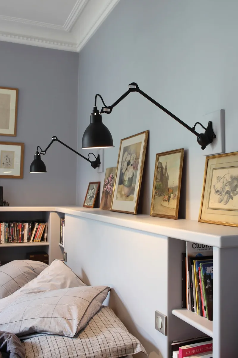 Lampe Gras 222 wandlamp, zwart/zwart - DCW - Woonkamer - Metaal by DCW éditions – product photo