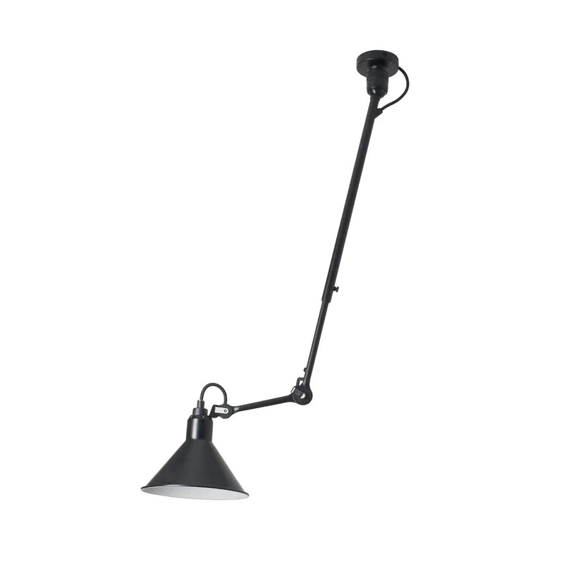 Lampe Gras 302 plafondlamp, zwart, conisch – DCW - Woonkamer - Metaal van DCW éditions – productfoto