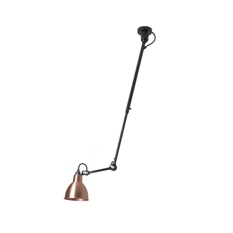 Lampe Gras 302 plafondlamp, zwart/koper - DCW - Woonkamer - Metaal van DCW éditions – productfoto