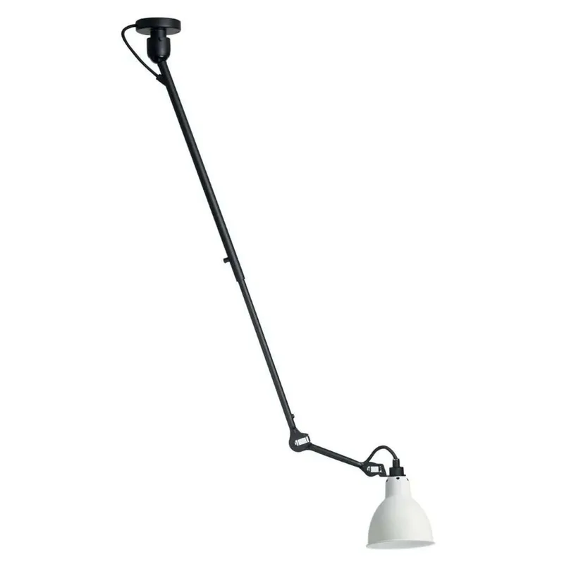Lampe Gras 302 plafondlamp, zwart/wit – DCW - Kelder - Metaal by DCW éditions – product photo