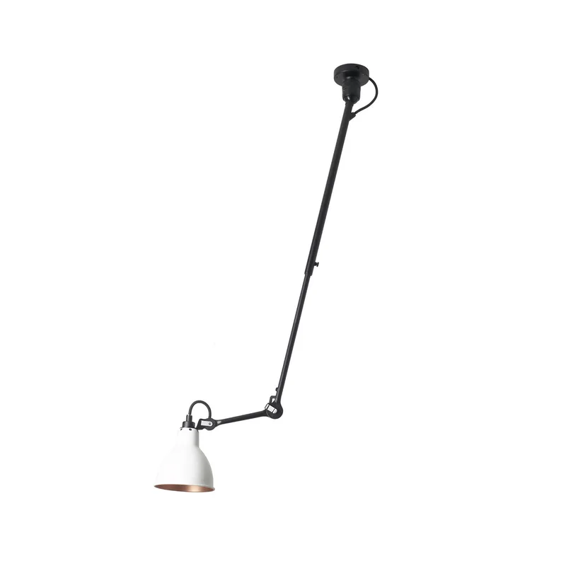 Lampe Gras 302 plafondlamp, zwart/wit/koper - DCW - Woonkamer - Metaal de DCW éditions – photo du produit