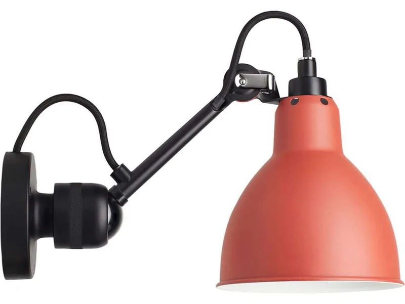 Lampe Gras 304 wandlamp, rood - DCW - Woonkamer - Designer - Metaal van DCW éditions – productfoto