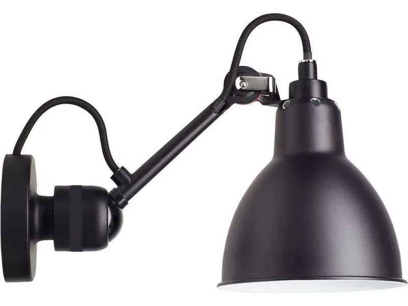 Lampe Gras 304CA wandlamp, zwart - DCW - Woonkamer - Designer - Metaal van DCW éditions – productfoto