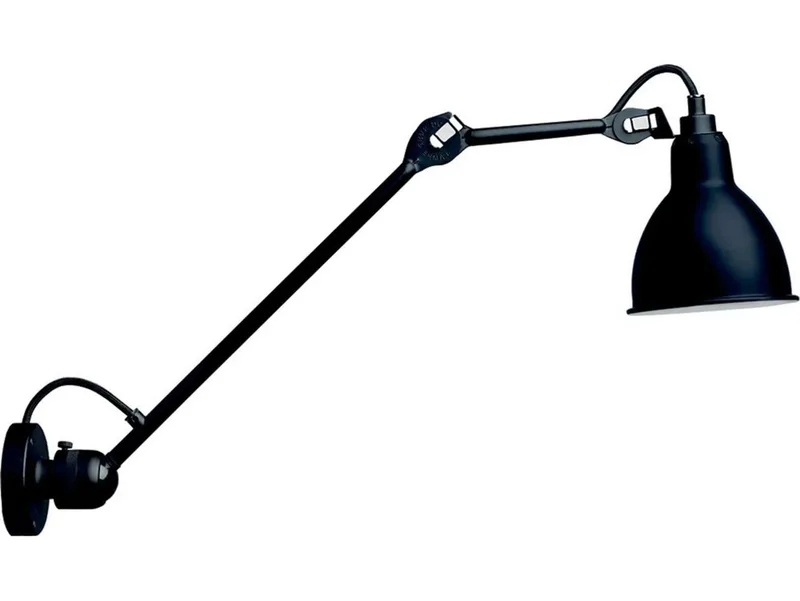 Lampe Gras 304L40 wandlamp, zwart - DCW - Woonkamer - Designer - Metaal van DCW éditions – productfoto
