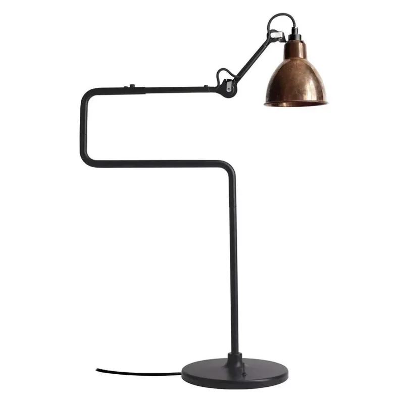 Lampe Gras 317 tafellamp, zwart/ruw koper - DCW - Woonkamer - Metaal by DCW éditions – product photo
