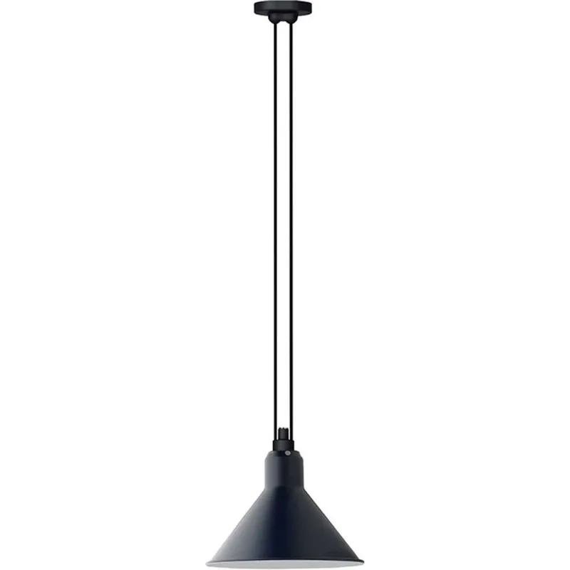 Lampe Gras 322 L hanglamp, conisch, blauw – DCW - Woonkamer - Metaal de DCW éditions – photo du produit