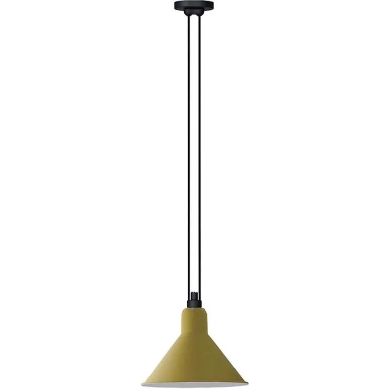 Lampe Gras 322 L hanglamp, conisch, geel – DCW - Woonkamer - Metaal by DCW éditions – product photo