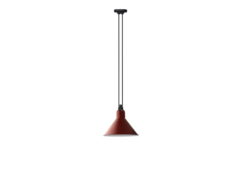 Lampe Gras 322 L hanglamp, conisch, rood – DCW - Woonkamer - Metaal by DCW éditions – product photo