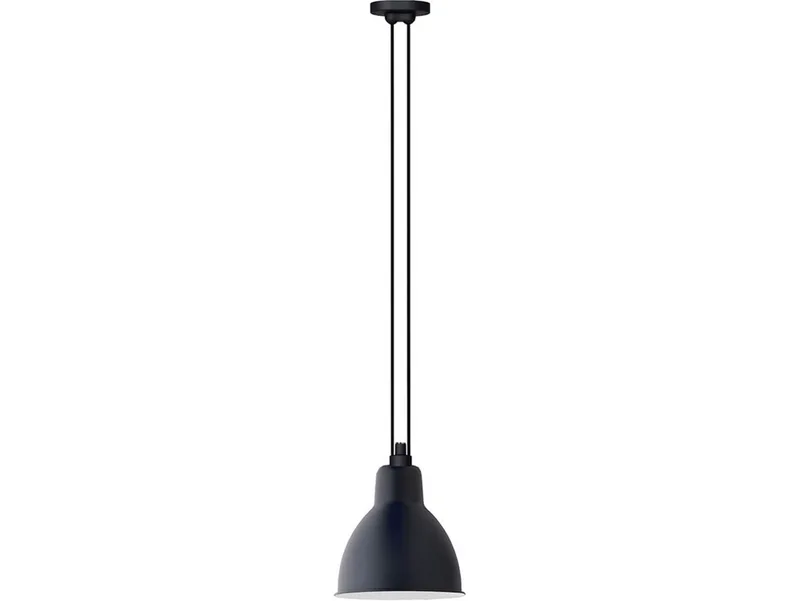 Lampe Gras 322 L hanglamp, rond, blauw – DCW - Woonkamer - Metaal de DCW éditions – photo du produit