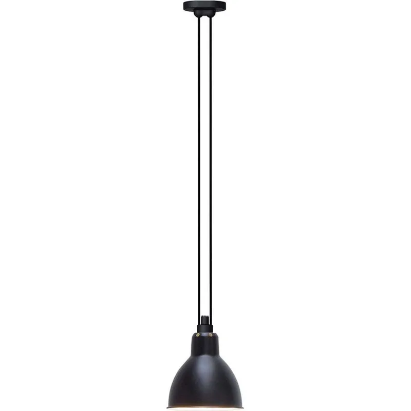 Lampe Gras 322 L hanglamp, rond, zwart – DCW - Woonkamer - Metaal by DCW éditions – product photo