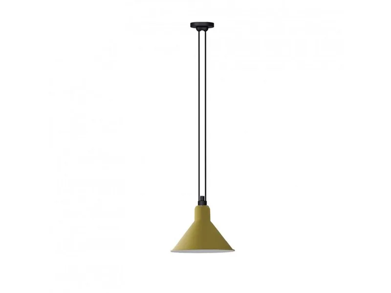 Lampe Gras 322 XL hanglamp, conisch, geel – DCW - Woonkamer - Metaal by DCW éditions – product photo