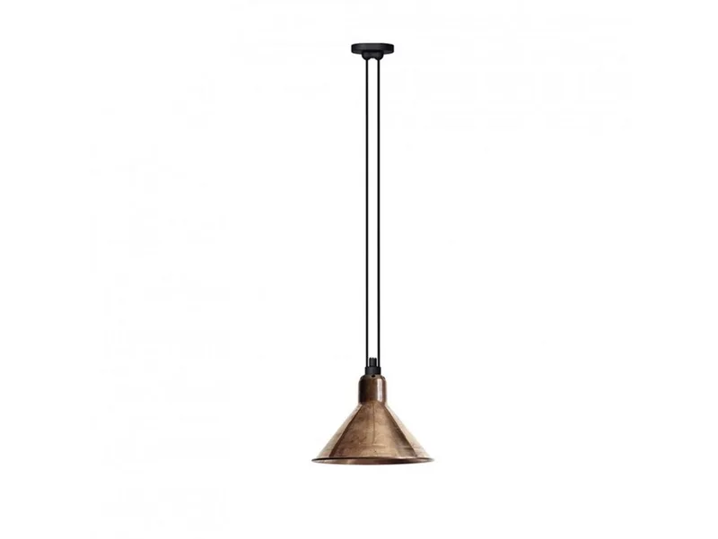 Lampe Gras 322 XL hanglamp, conisch, ruw koper – DCW - Woonkamer - Metaal by DCW éditions – product photo
