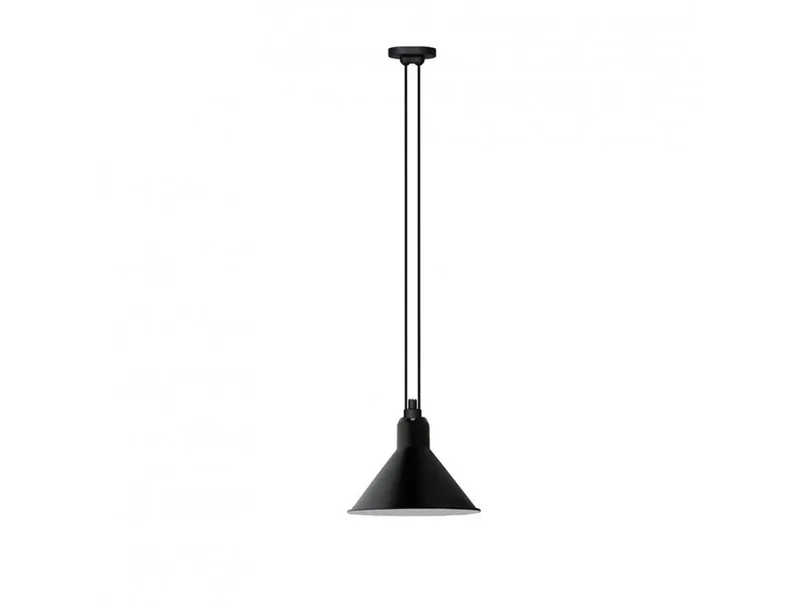 Lampe Gras 322 XL hanglamp, conisch, zwart – DCW - Woonkamer - Metaal de DCW éditions – photo du produit