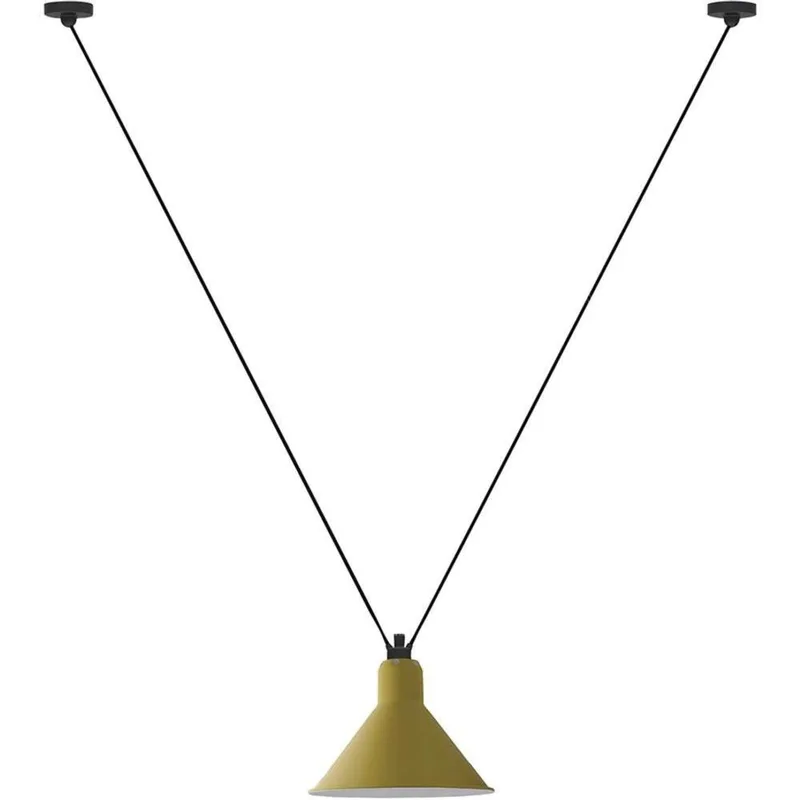 Lampe Gras 323 L hanglamp, conisch, geel – DCW - Woonkamer - Metaal by DCW éditions – product photo
