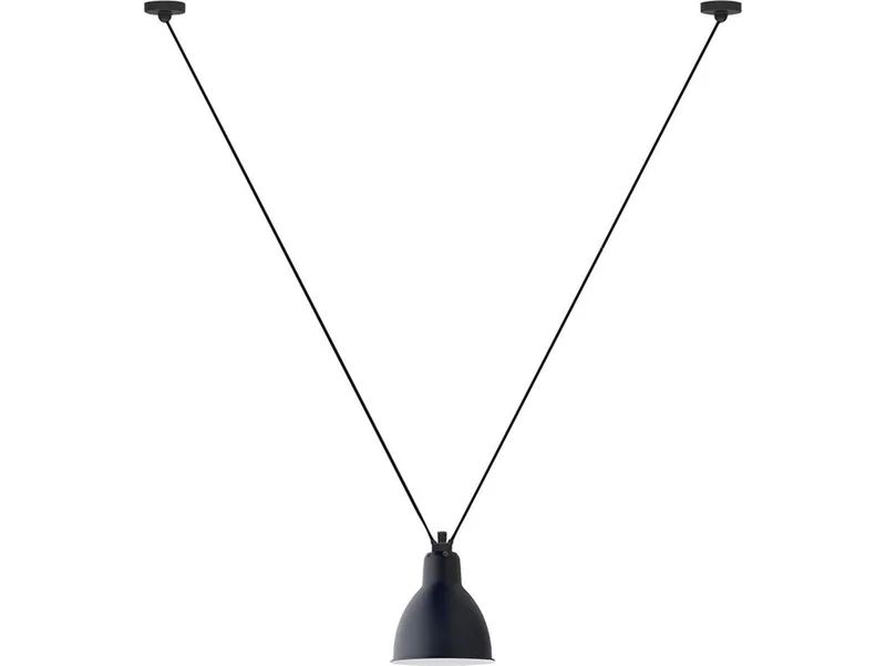 Lampe Gras 323 L hanglamp, rond, blauw – DCW - Woonkamer - Metaal by DCW éditions – product photo