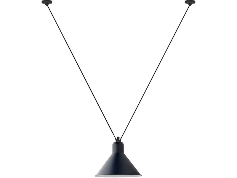 Lampe Gras 323 XL hanglamp, blauw – DCW - Woonkamer - Metaal by DCW éditions – product photo