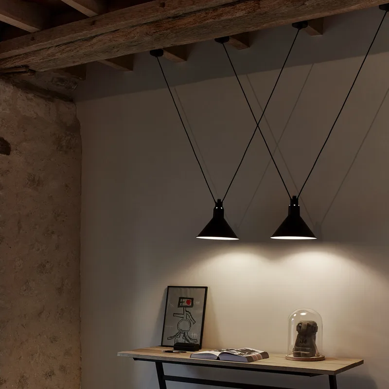 Lampe Gras 324 XL hanglamp, conisch, zwart – DCW - Woonkamer - Metaal by DCW éditions – product photo