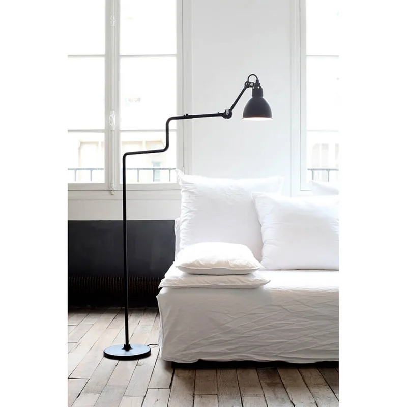 Lampe Gras 411 vloerlamp, zwart – DCW - Woonkamer - Metaal van DCW éditions – productfoto