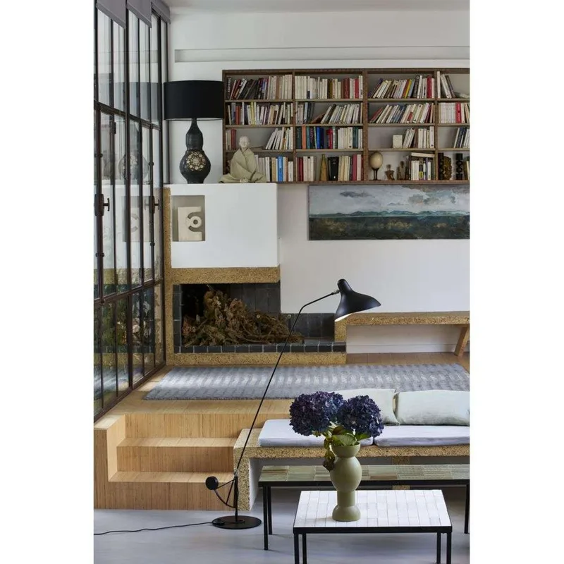 Mantis Bs1 B Zwart VloerLamp - Schottlander DCW - Woonkamer - Metaal by DCW éditions – product photo