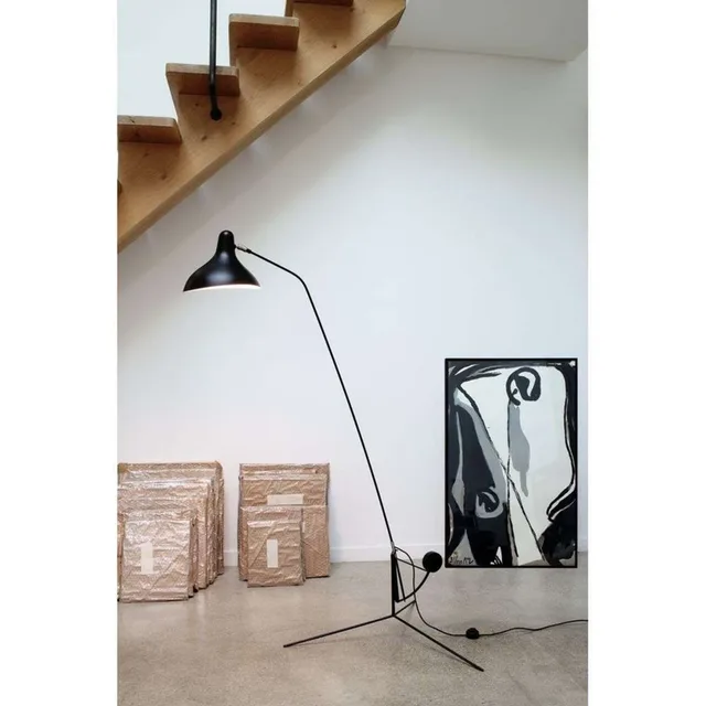 Mantis Bs1 Vloerlamp Black - Schottlander DCW - Woonkamer - Metaal