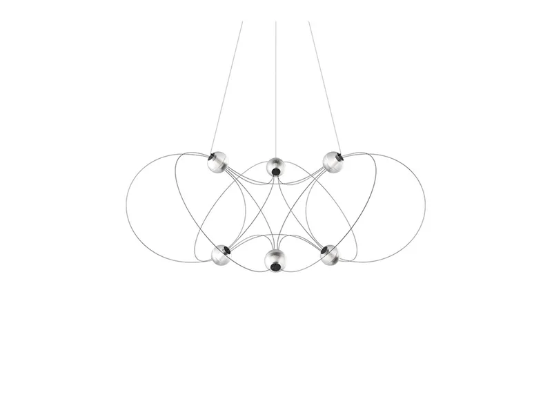 Munari 6 Hanglamp Zwart - DCW - Woonkamer - Metaal by DCW éditions – product photo