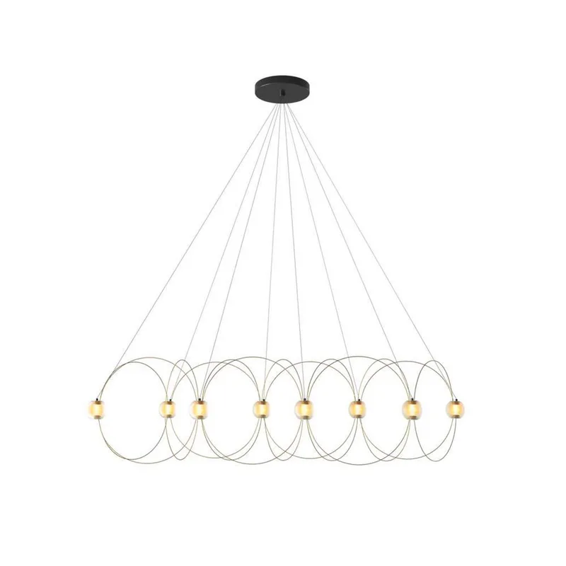 Munari 8 Hanglamp Goud - DCW - Woonkamer - Metaal fra DCW éditions – produktbillede